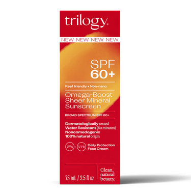 SPF 60+ OMEGA BOOST SHEER MINERAL SUNSCREEN